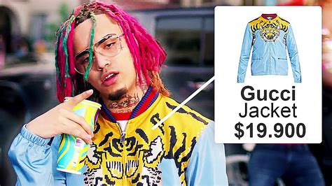 lil pump fake gucci jacket|lil pump clothes.